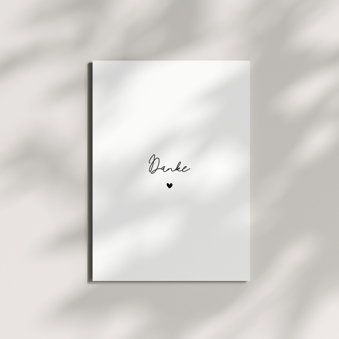 Danke Postkarte vonjula