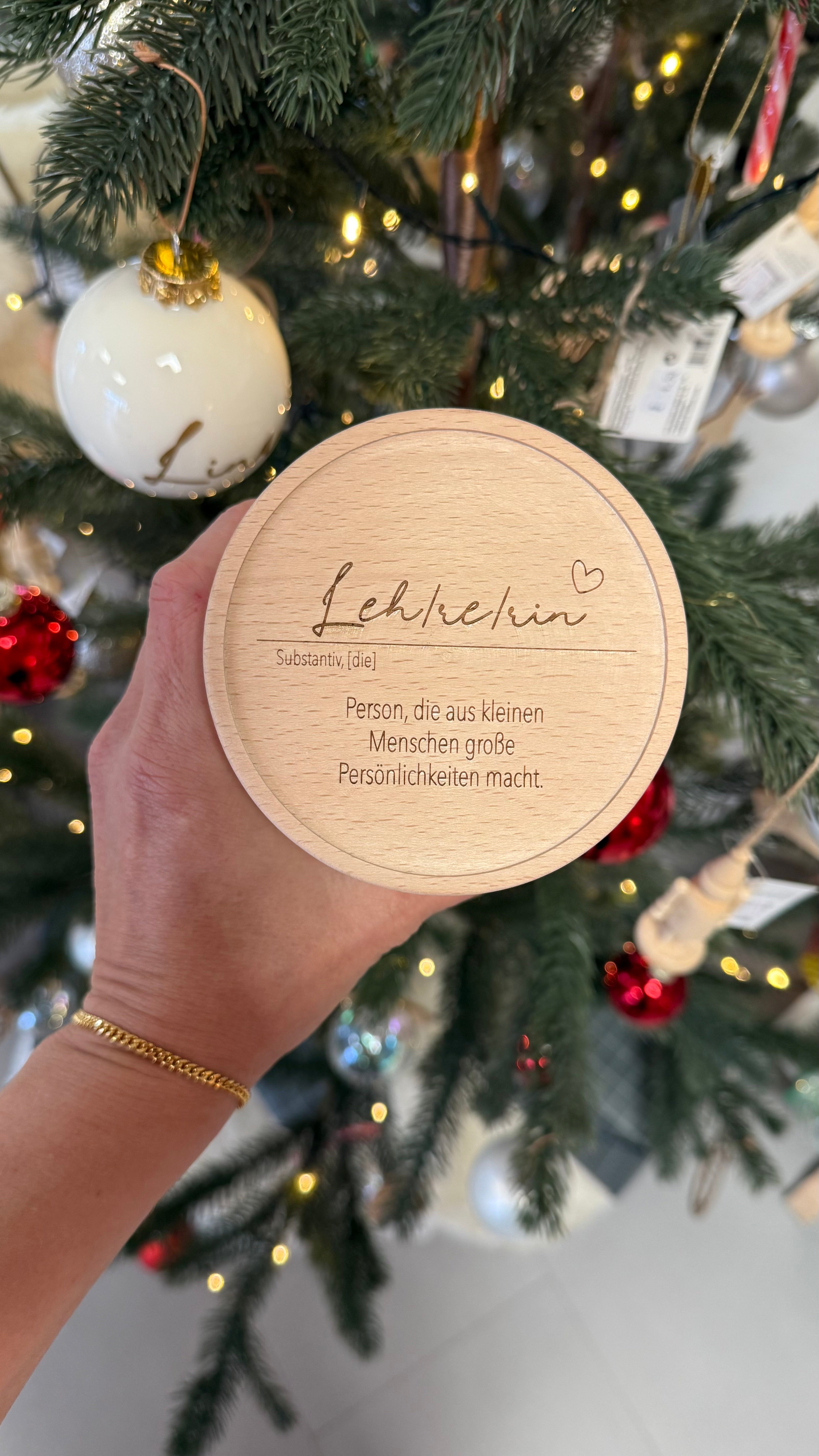 Vorratsglas Leh/re/rin I Geschenk für Lehrer/in Keksdose Personalisiert