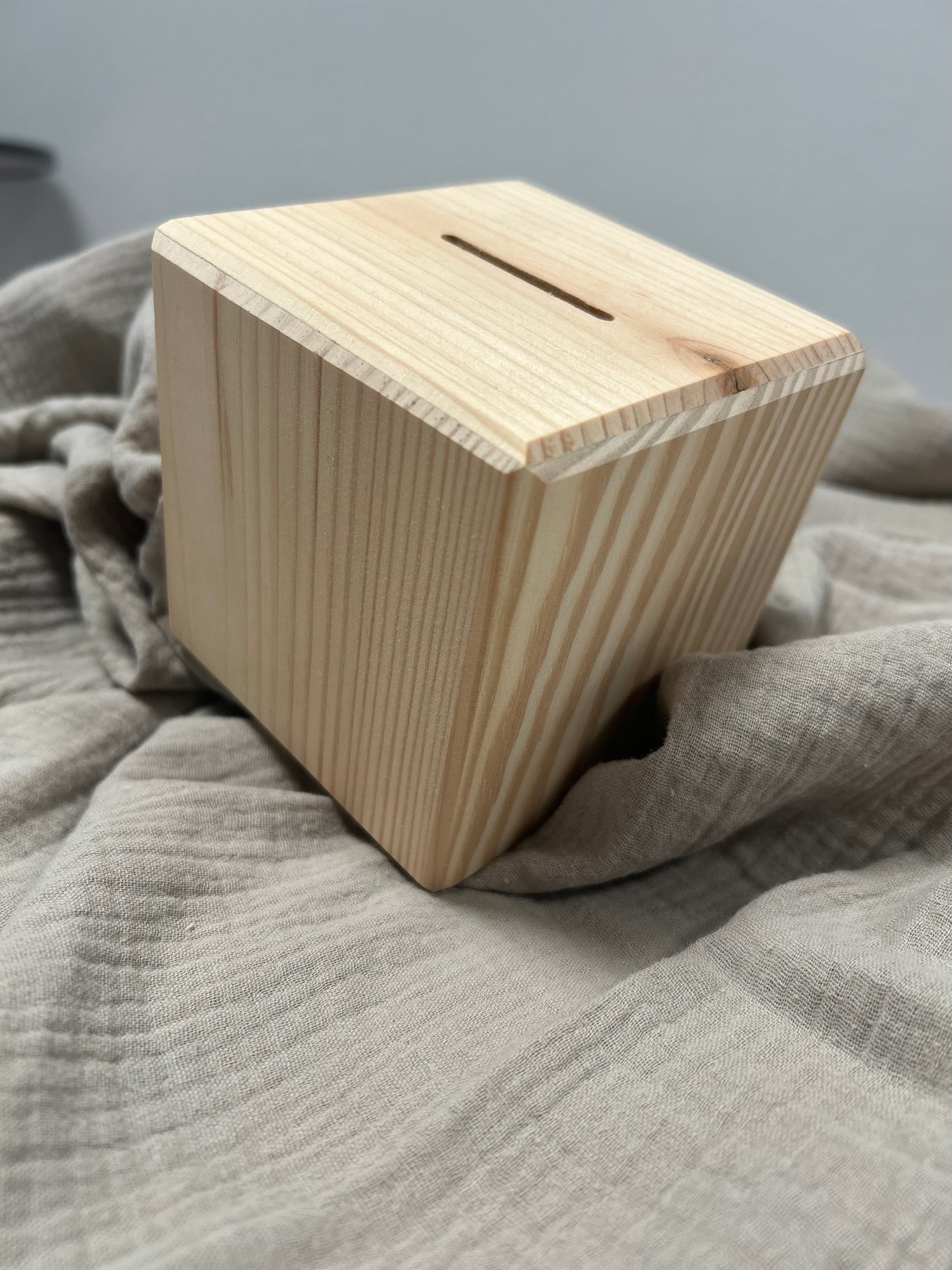 Spardose Acryl Personalisiert I Holzspardose