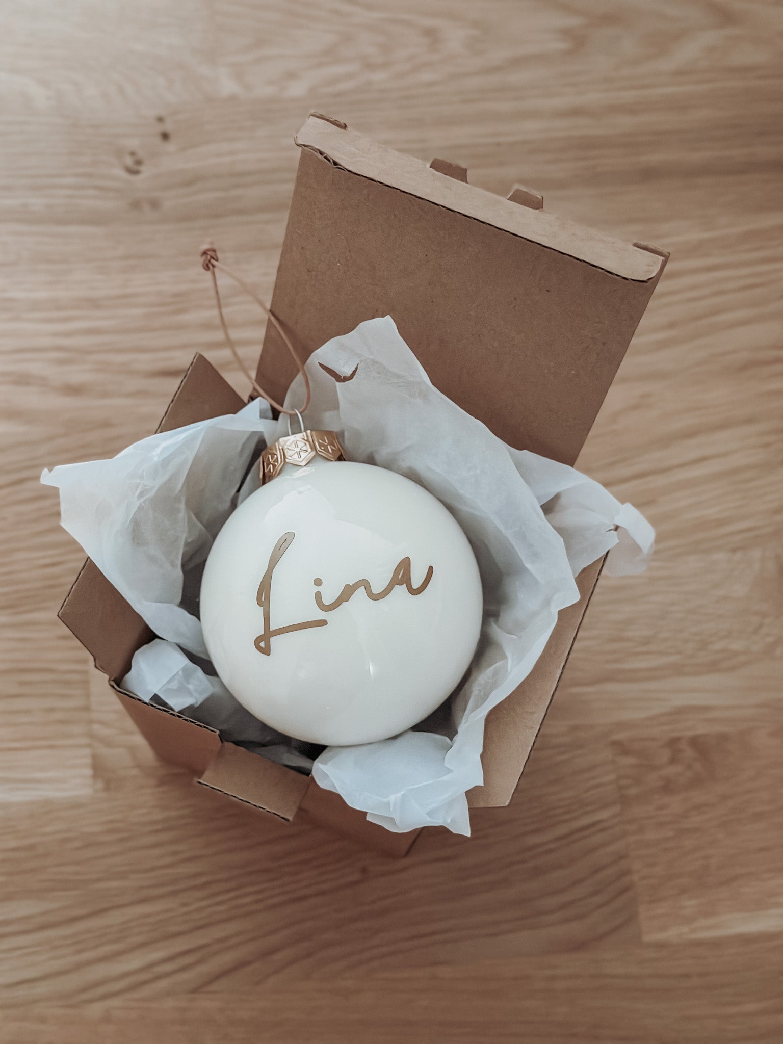 Personalisierte Christbaumkugel mit Namen Glas, Baumkugel, Weihnachtsdeko | Weihnachtsbaum, Ornament, Weihnachtsbaumanhänger, Baumornament