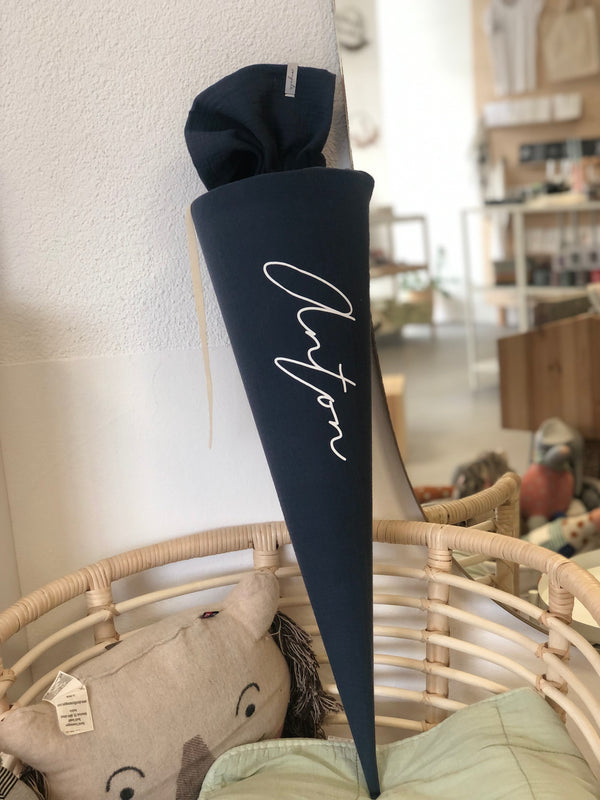 Schultüte Musselin mit Print