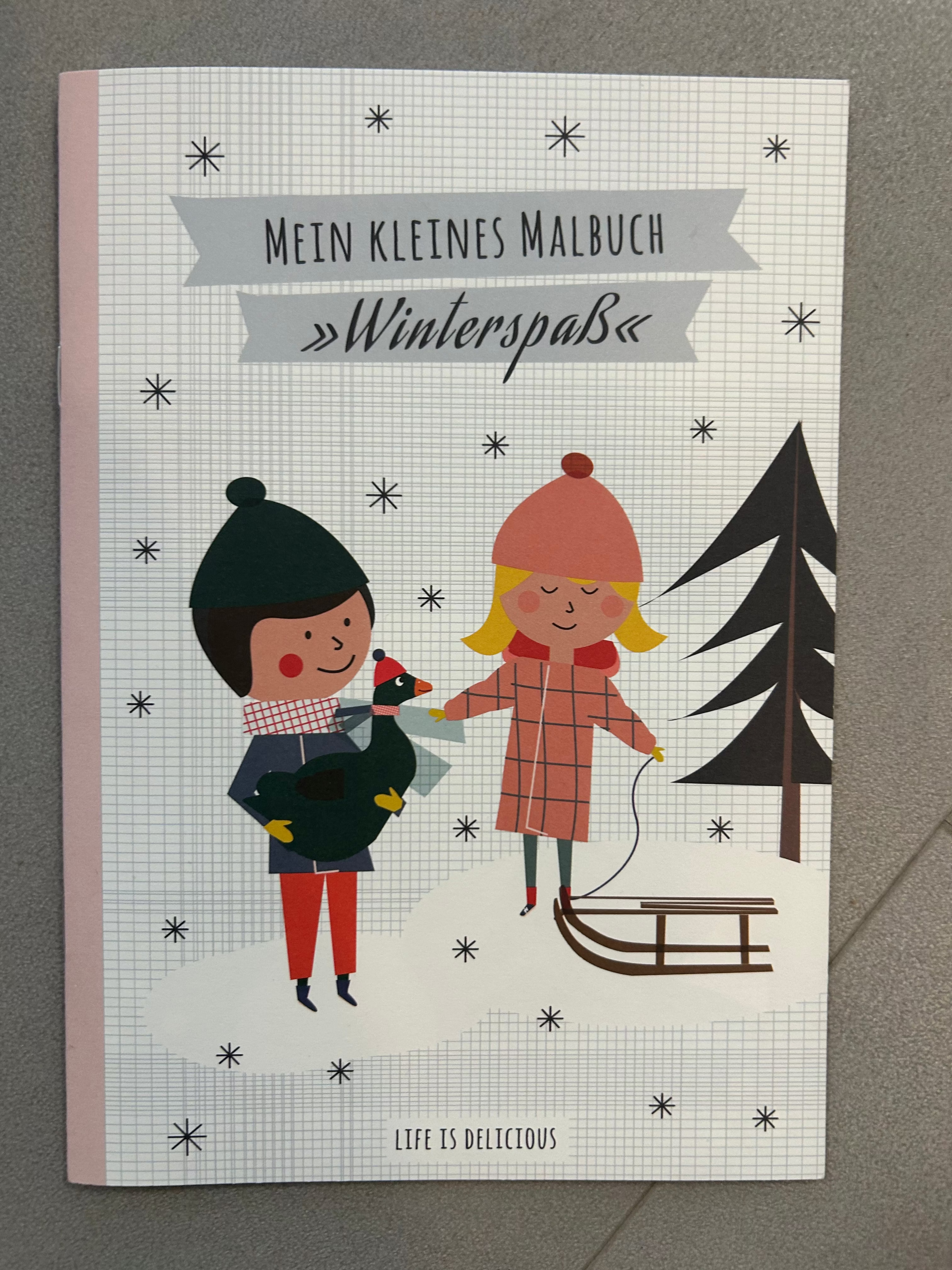 Mein kleines Malbuch "Winterspaß"
