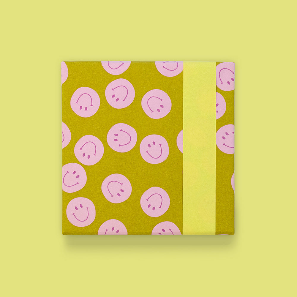 Geschenkpapier Smile Pink Yellow