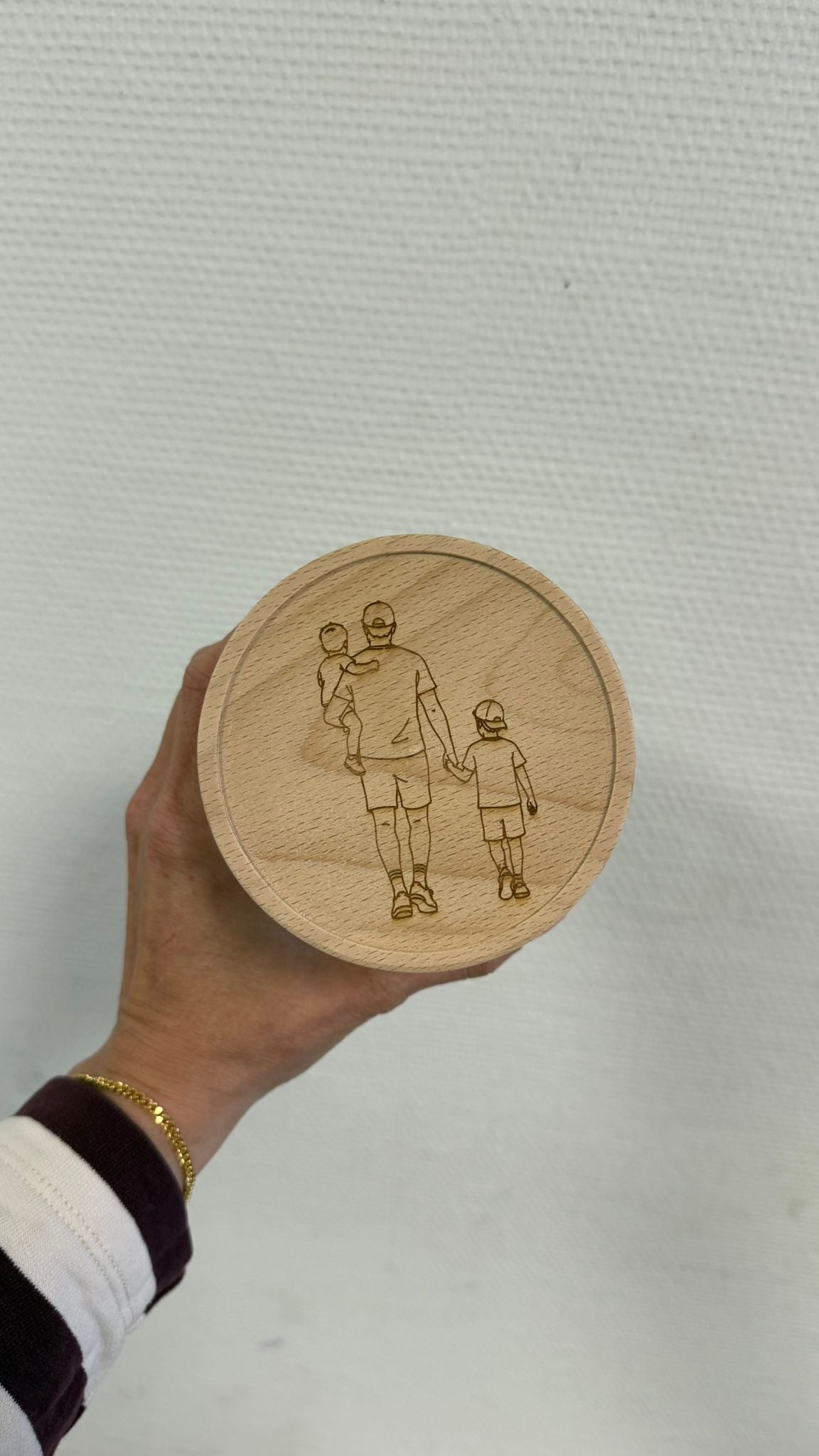 Vorratsglas mit Silhouette Personalisiert