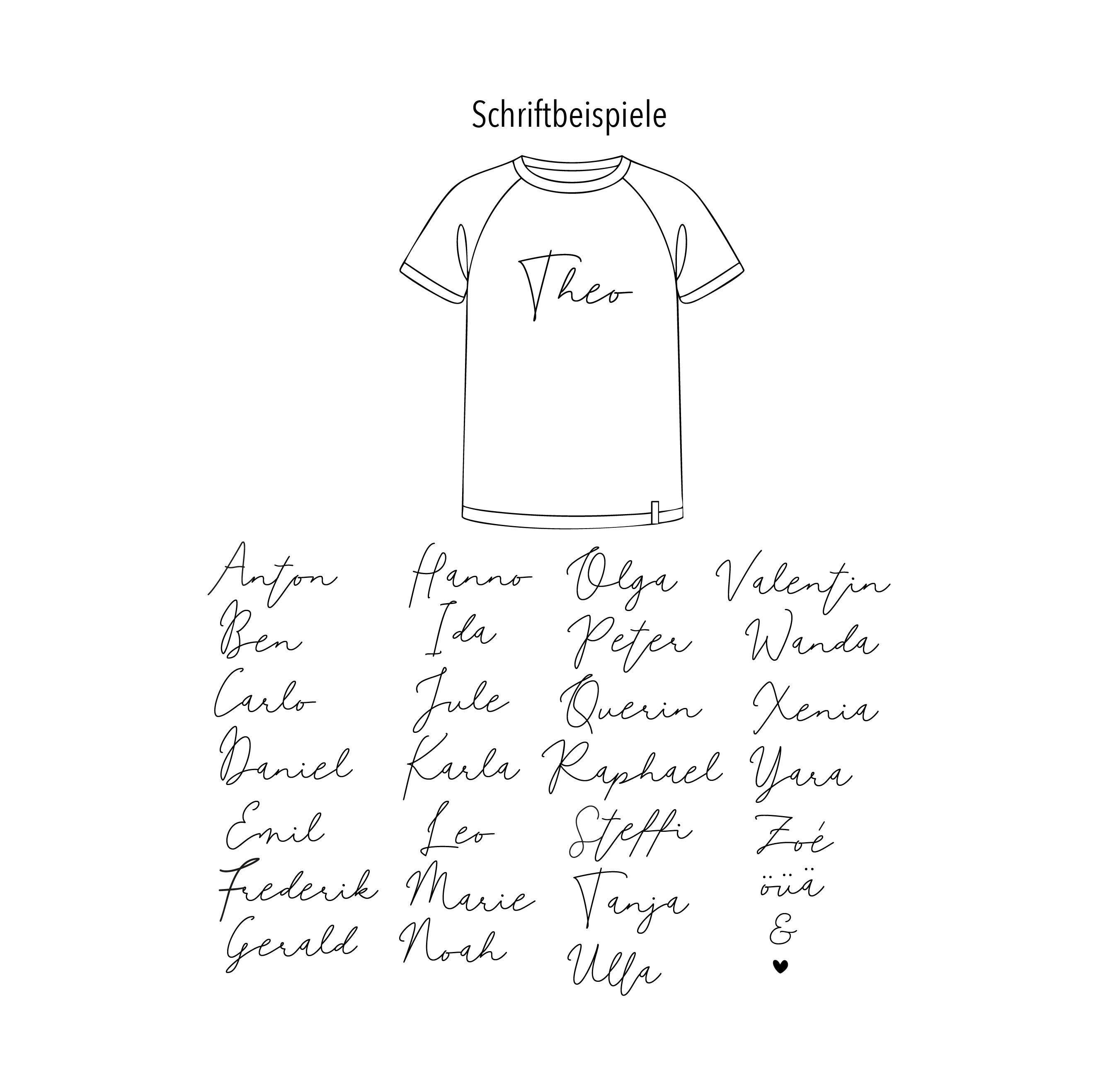 SCHULKIND TEE COLOR SELECTION