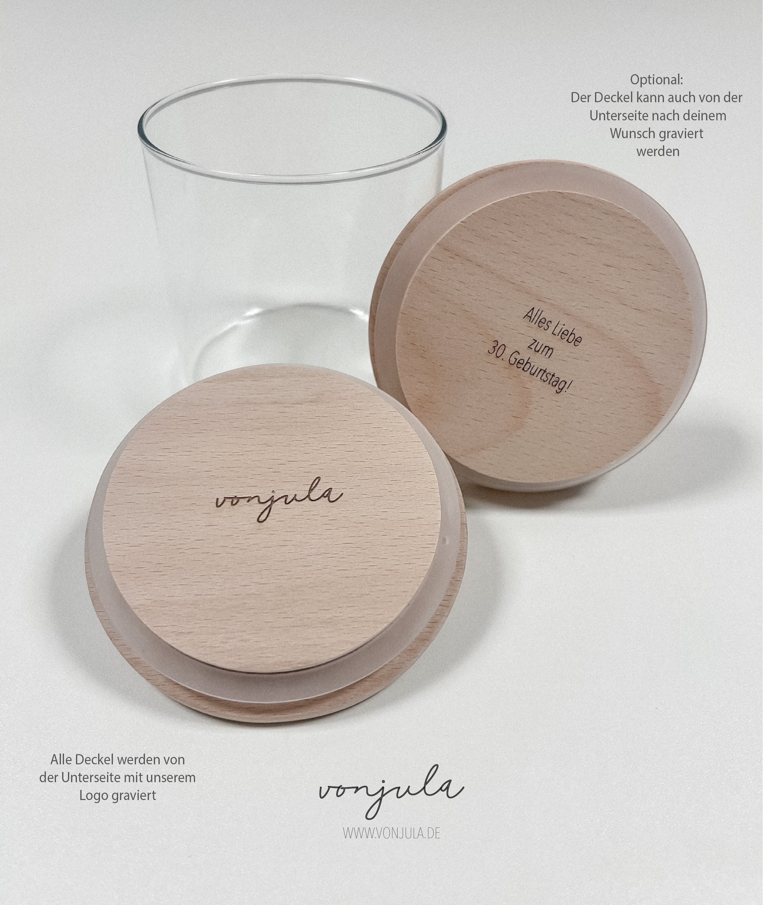 Vorratsglas mit eigener Zeichnung Keksdose Personalisiert