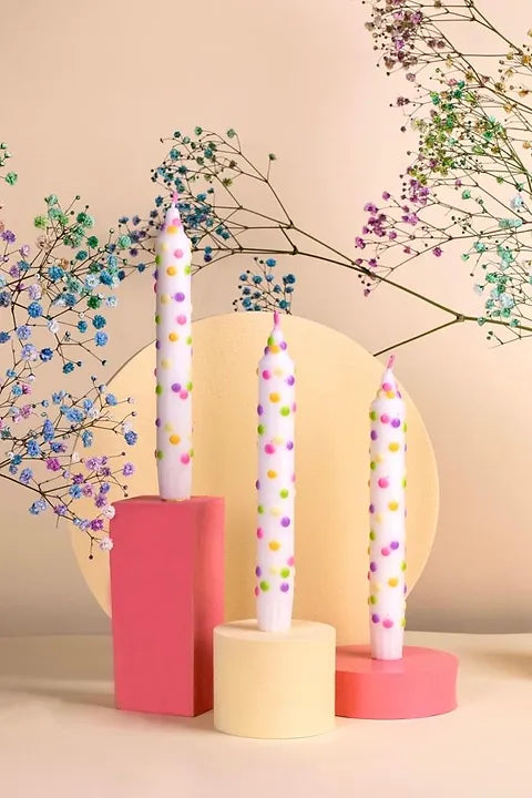 KONFEDDI KERZE FLOWERPOWER