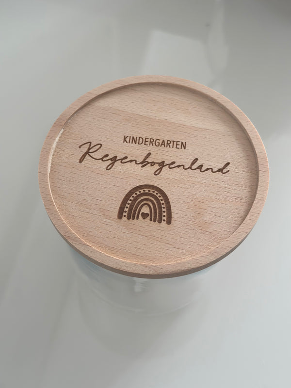Vorratsglas mit Namen + Symbol Personalisiert