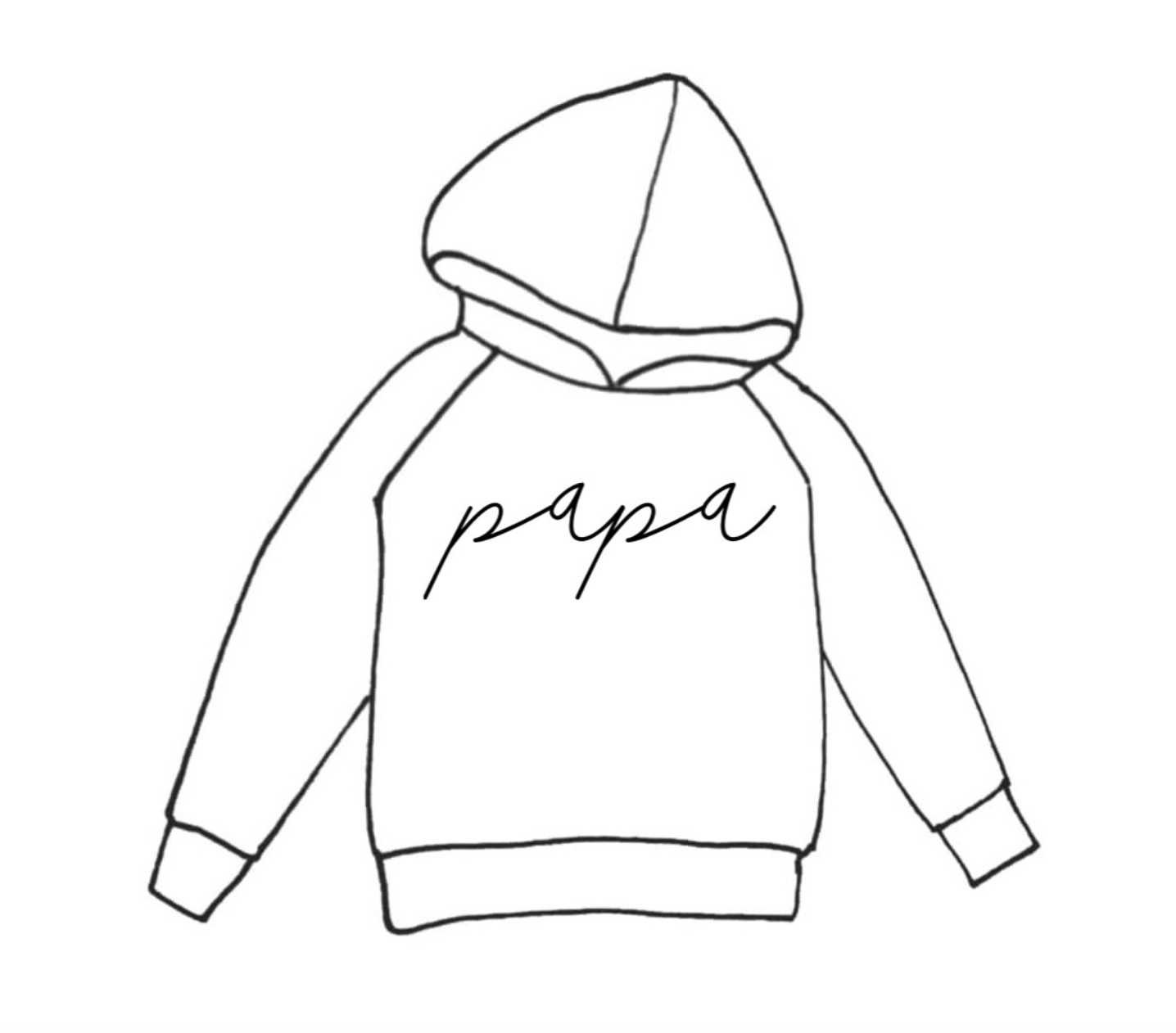 DAD HOODIE PRINT COLOR SELECTION