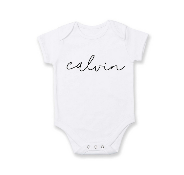 BODY SHORTSLEEVE NAME WHITE