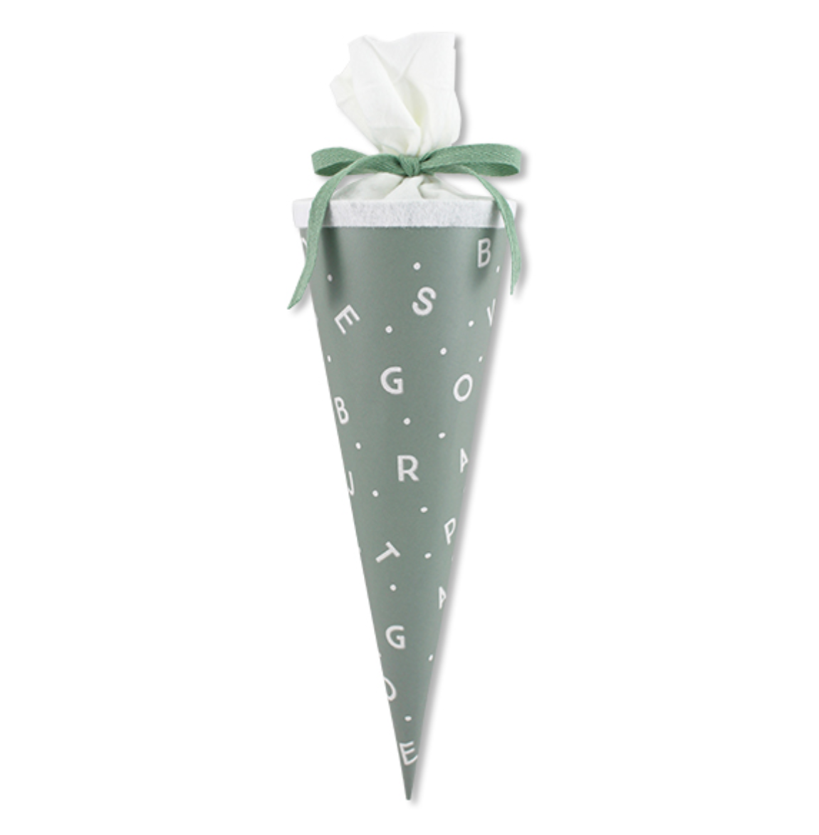 Schultüte Buchstaben Dusty Mint
