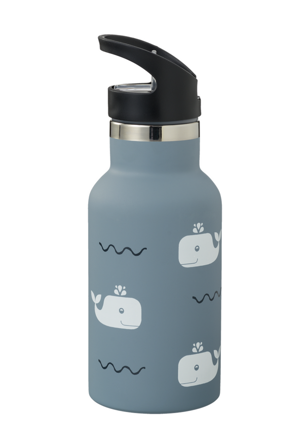 Blauer Wal Trinkflasche Fresk Thermoflasche