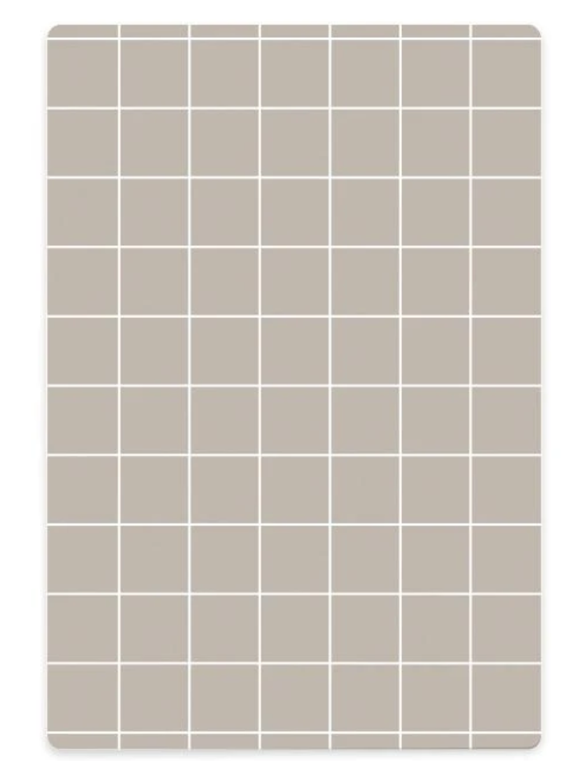 KLEINES SCHNEIDEBRETT BEIGE GRID