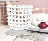 KLEINES SCHNEIDEBRETT BEIGE GRID