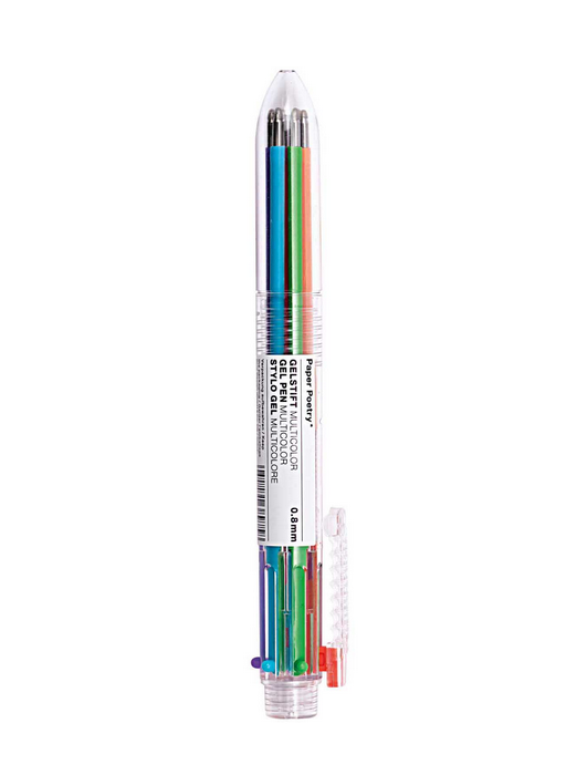 Multicolor Gelstift Paper Poetry