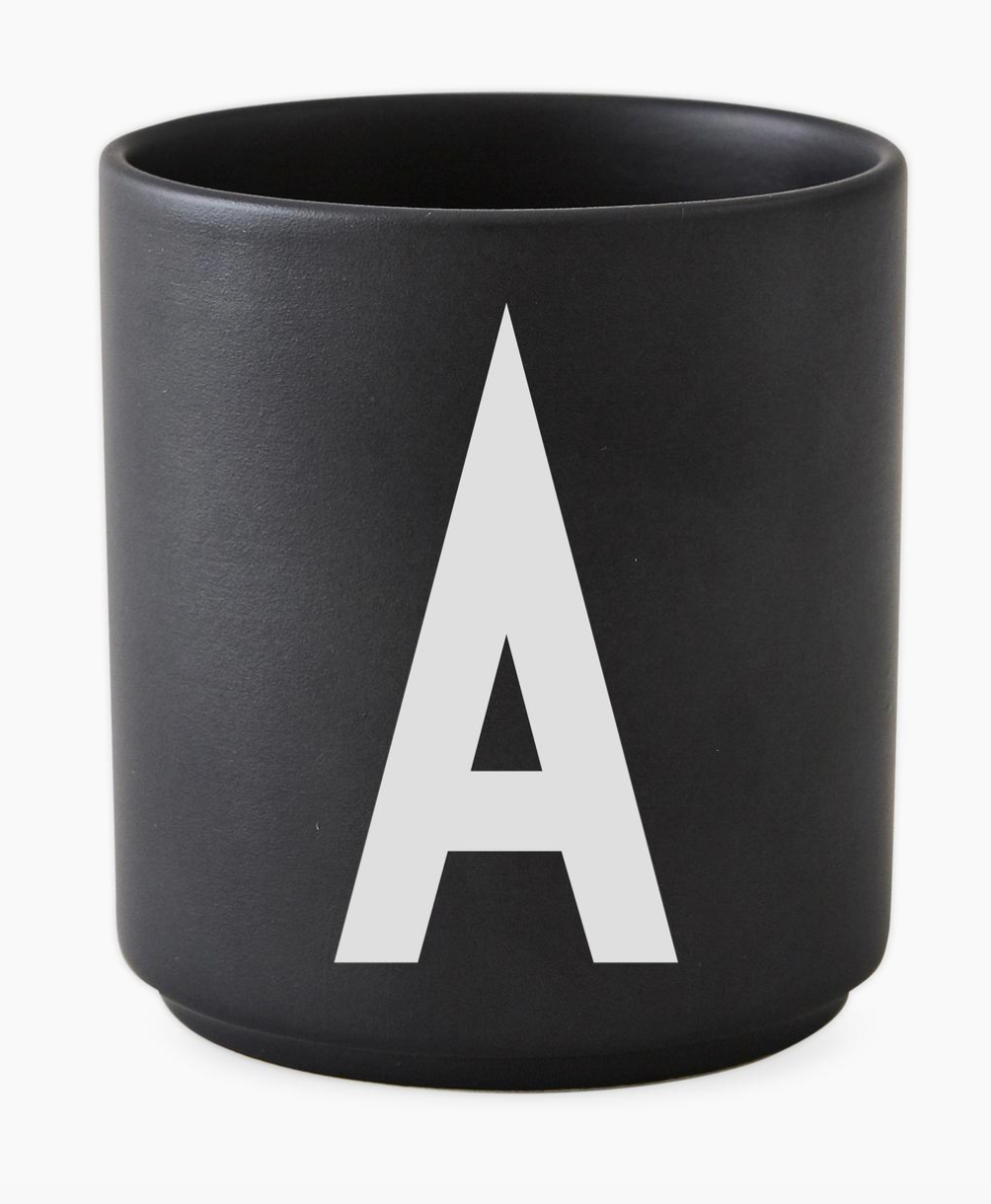 Design Becher Personal mit Buchstaben (Varianten von A bis Z) Design Letters
