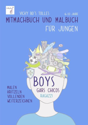 MITMACHBUCH und MALBUCH - für Jungen