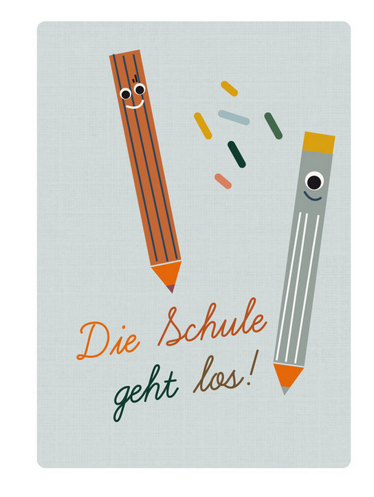Postkarte Schulstart