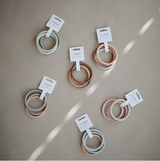 Beißring Perlen Mushie Rosa