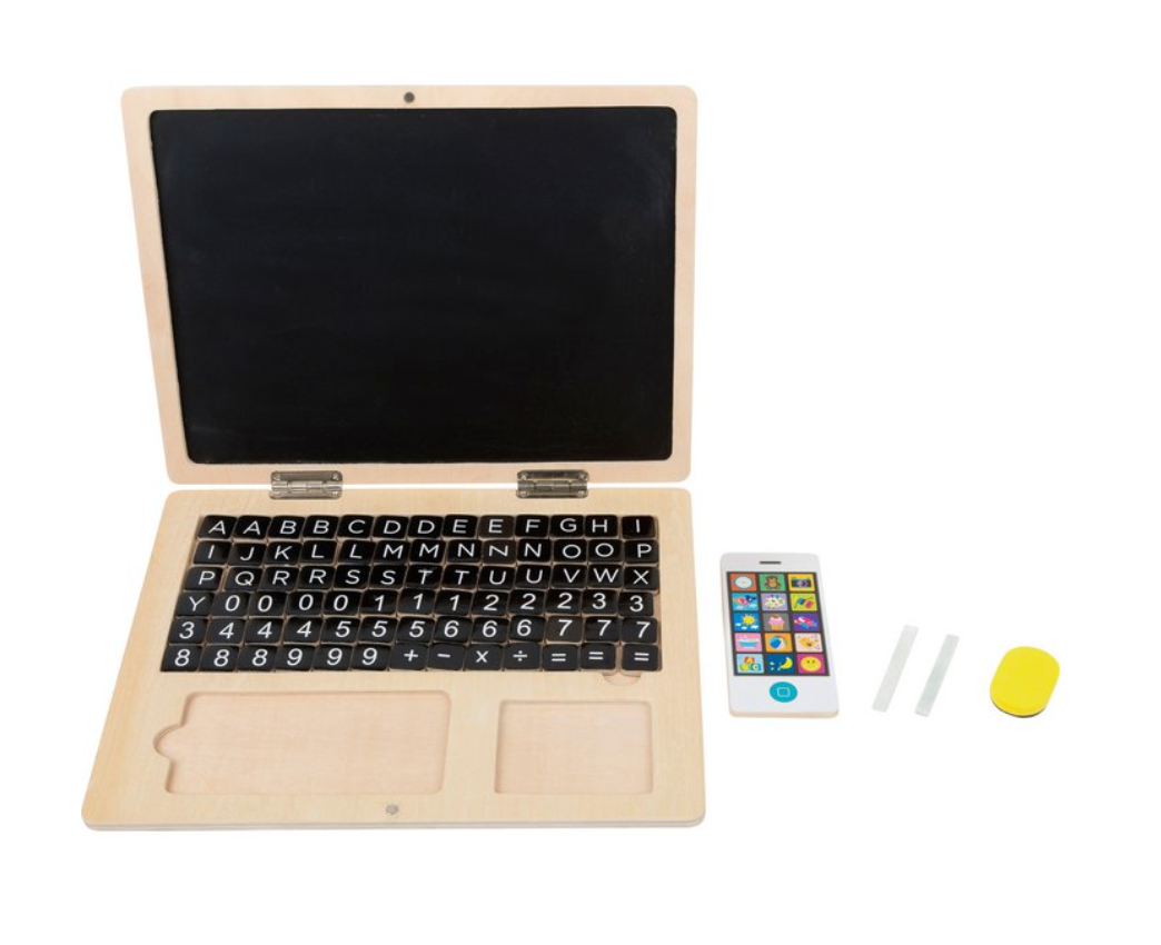 Holzlaptop mit Magnet-Tafel Smallfoot