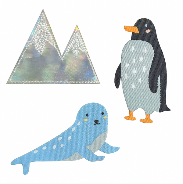 Penguin & Seal Bügelsticker