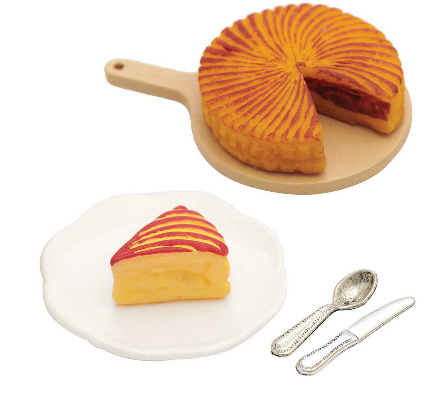Rico Design Miniatur Kuchen Set 6teilig I Wichtelzubehör