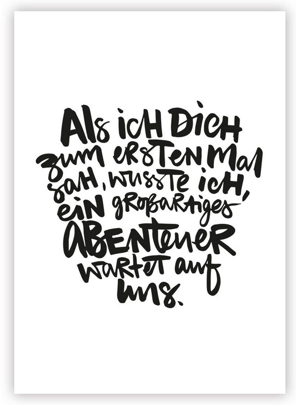 Postkarte Unser Abenteuer