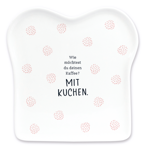 Toastteller - Mit Kuchen