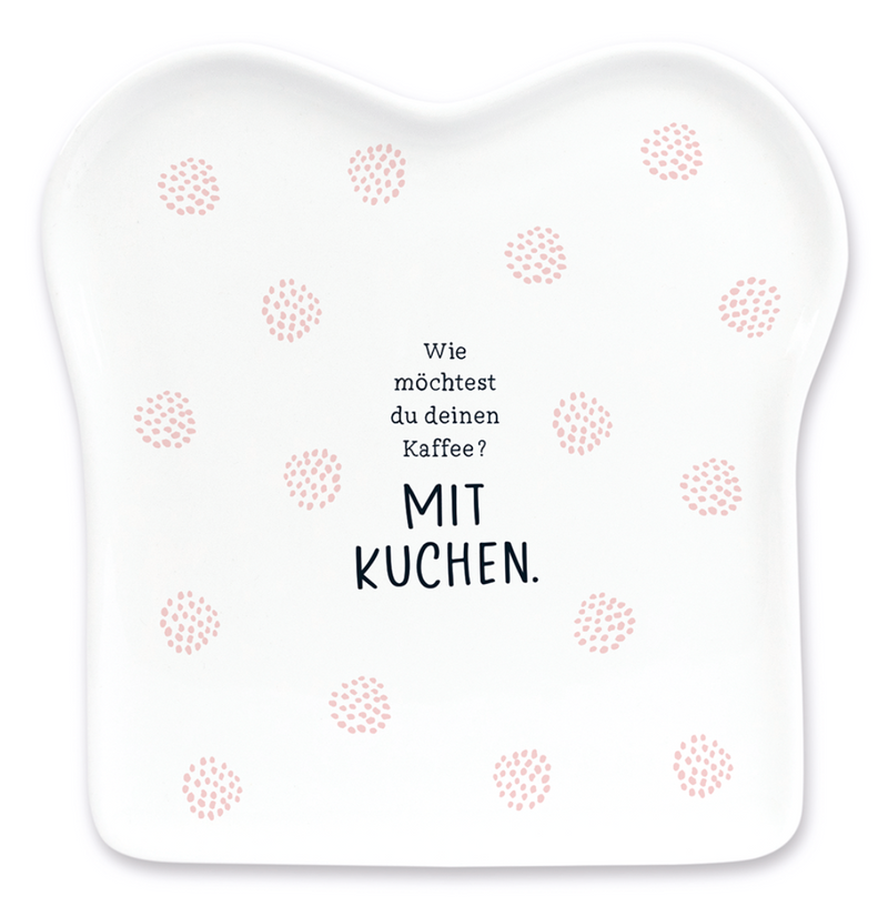 Toastteller - Mit Kuchen