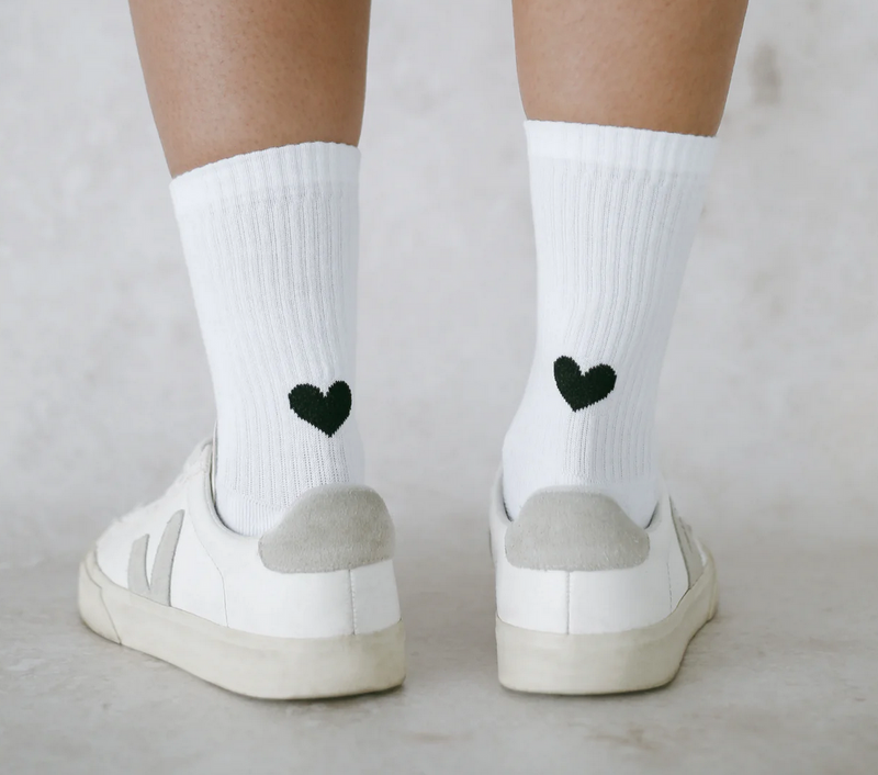 Socken Herz Eulenschnitt