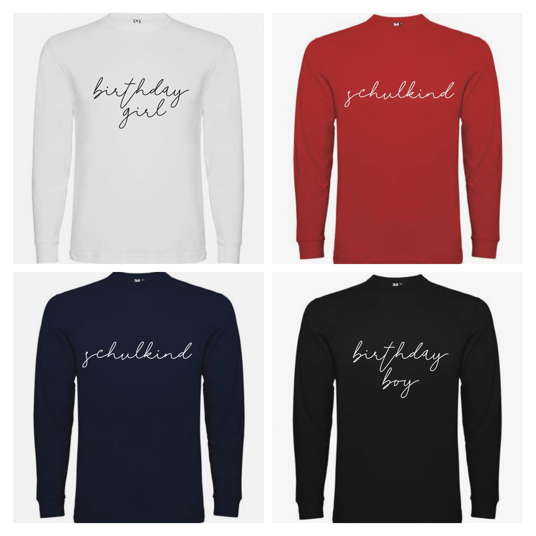 KIDS LONGSLEEVE PRINT COLOR SELECTION