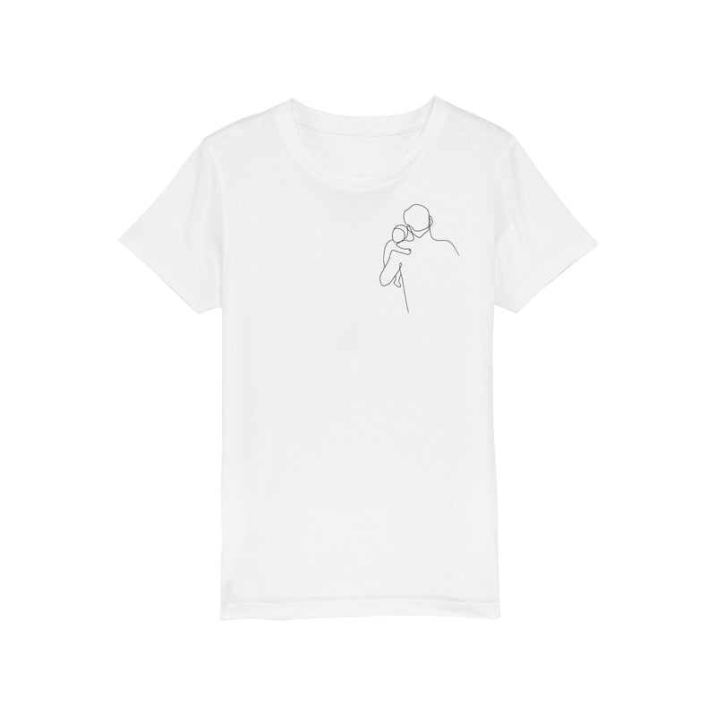 DAD SILHOUETTE TEE WHITE