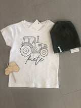 T-Shirt Traktor + Name + Zahl