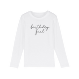 BIRTHDAY LONGSLEEVE WHITE