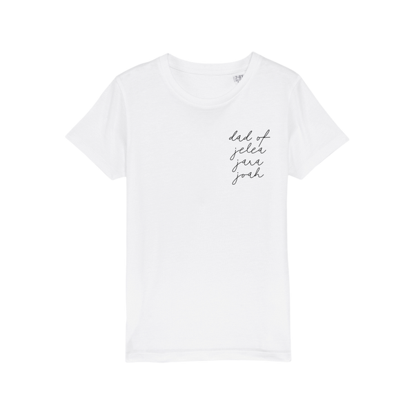 DAD OF STATEMENT TEE WHITE