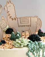 Caketopper Set Alpaka