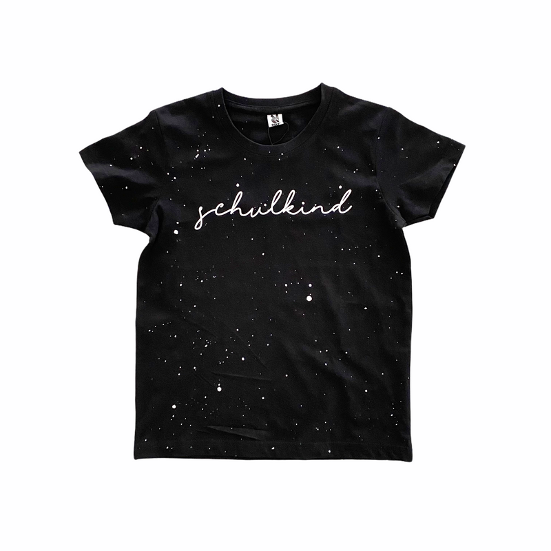 SCHULKIND TEE BLACK SPLASH