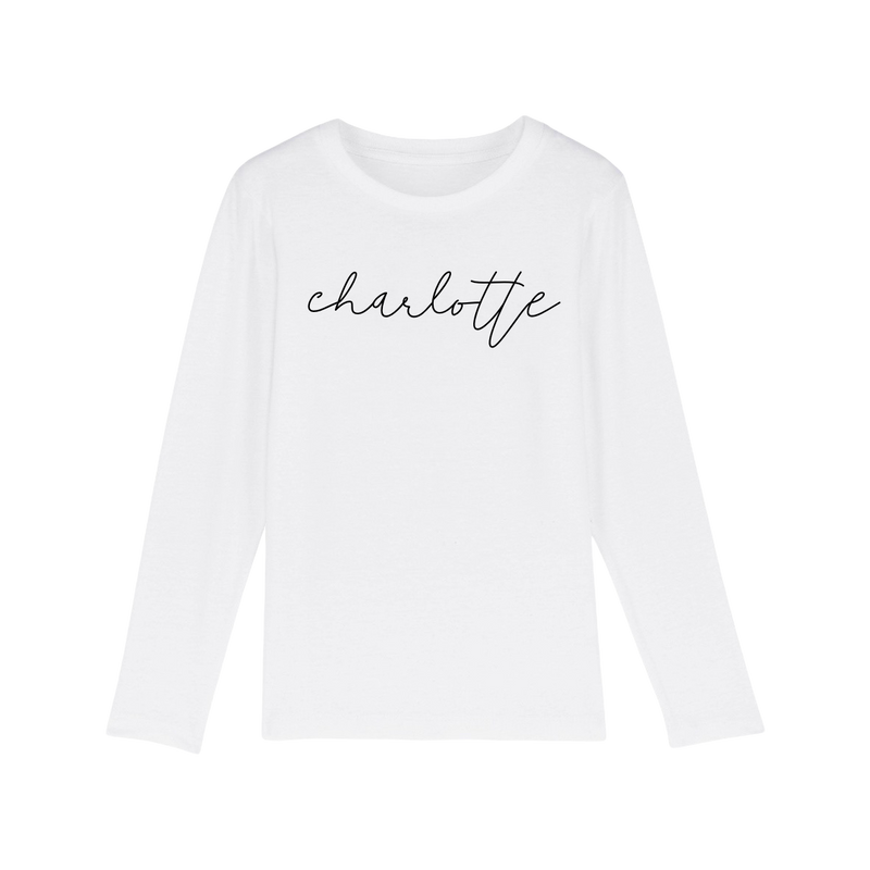 LONGSLEEVE PRINT WHITE