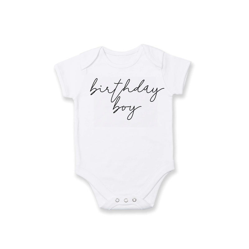 BODY SHORTSLEEVE BIRTHDAY WHITE