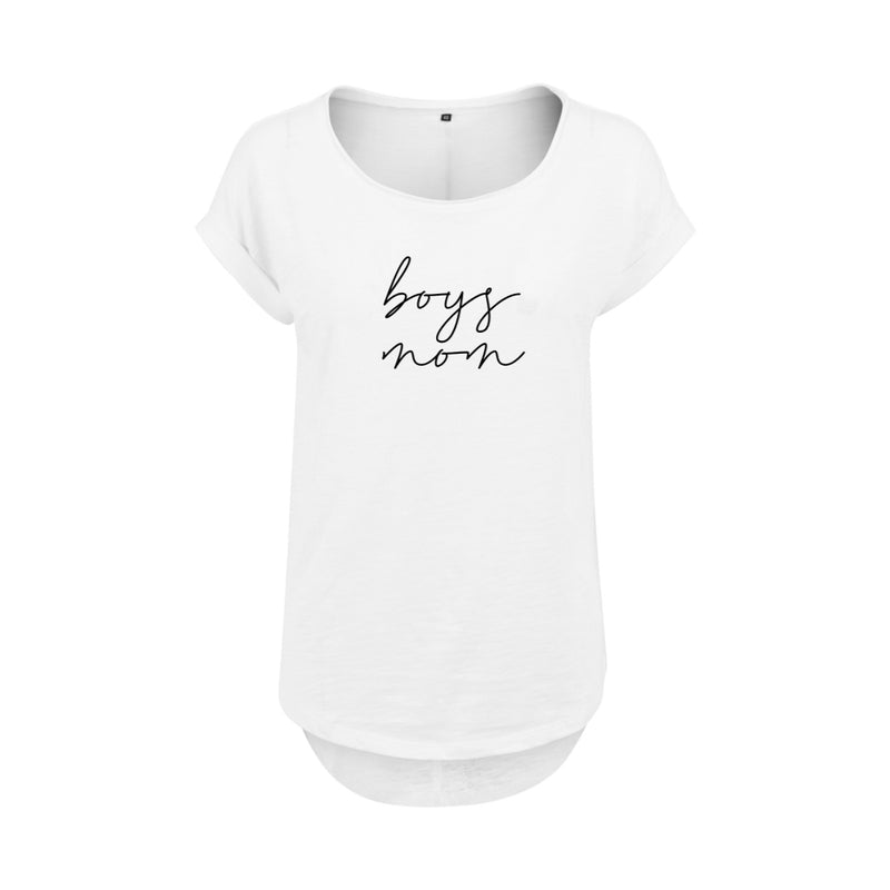 BOYS MOM SLUB TEE WHITE