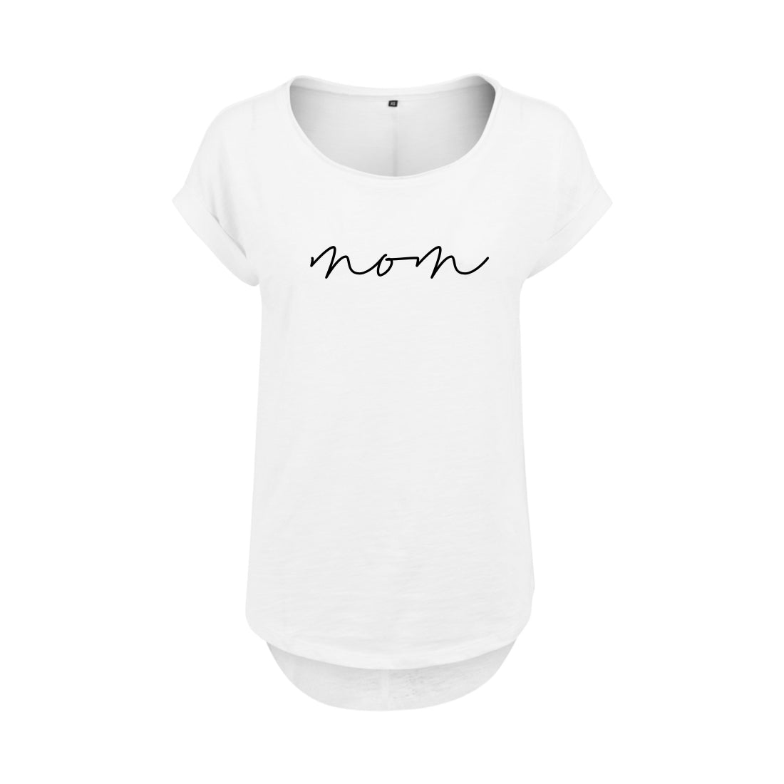 MOM SLUB Tshirt weiß